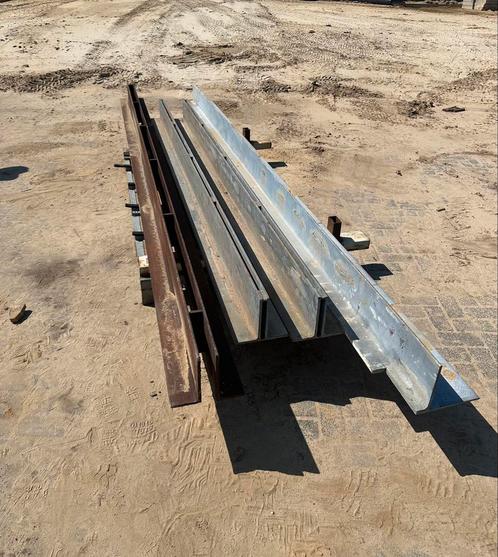 4x stalen latei, Doe-het-zelf en Verbouw, Metalen, Gebruikt, IJzer, Ophalen