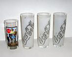 Set van vier retro Coca-Cola drink glazen., Ophalen of Verzenden