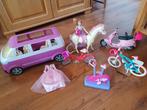 Barbie bus, scooter, fietsen, paard, hometrainer, Ophalen of Verzenden, Zo goed als nieuw, Barbie