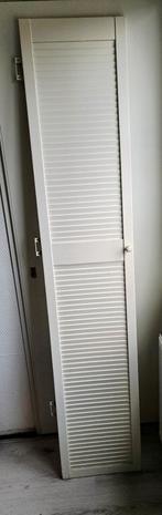 Louvredeur wit open, Doe-het-zelf en Verbouw, Deuren en Horren, Ophalen, Gebruikt, Binnendeur, Minder dan 200 cm