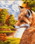 Schilderen op nummer vosje in de natuur, Ophalen of Verzenden, Nieuw, Schilderen op nummer