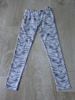 BASIC EQUIPMENT wit/grijze stretch broek - maat S, Kleding | Dames, Verzenden, Wit, Zo goed als nieuw, Maat 36 (S)