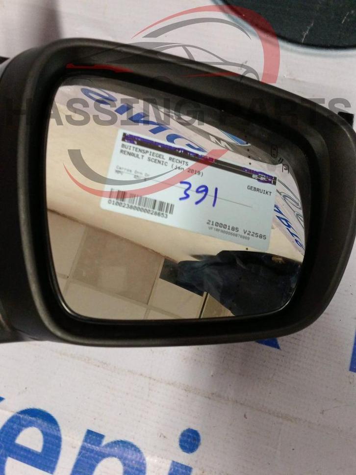 Renault Scenic Buitenspiegel Rechts 2019, Auto-onderdelen, Spiegels, Renault, Gebruikt, Ophalen of Verzenden