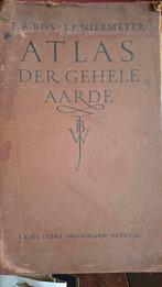 Atlas der gehele aarde, 1947, Gelezen, Bosatlas, Ophalen of Verzenden, 1800 tot 2000