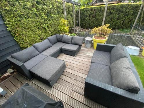 Loungeset elementen in vele opstelling mogelijk, Tuin en Terras, Tuinsets en Loungesets, Zo goed als nieuw, Wicker, Ophalen