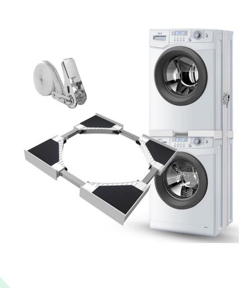 Tussenstuk stapelkit wasmachine droger, Witgoed en Apparatuur, Onderdelen en Toebehoren, Zo goed als nieuw, Ophalen of Verzenden