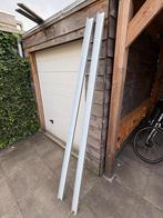 NIEUW LHTF rolluik geleiders 225cm Ral9010 wit, Doe-het-zelf en Verbouw, Rolluiken, Ophalen, Nieuw, Wit, 200 cm of meer