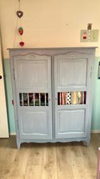 Brocante meidenkast, Kinderen en Baby's, Kinderkamer | Commodes en Kasten, 50 tot 70 cm, 105 cm of meer, Ophalen of Verzenden
