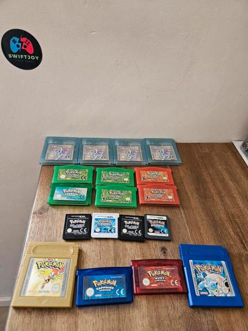 Veel Pokemongames, Spelcomputers en Games, Games | Nintendo Game Boy, Zo goed als nieuw, 1 speler, Vanaf 3 jaar, Ophalen of Verzenden