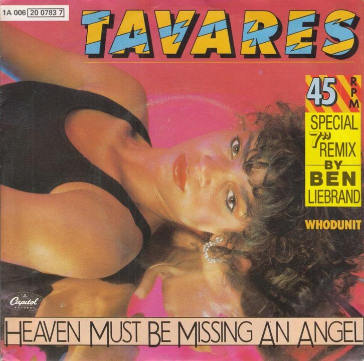 Vinyl-Single- 1985 -Tavares –Heaven Must Be Missing An Angel, Cd's en Dvd's, Vinyl Singles, Gebruikt, Single, Pop, 7 inch, Verzenden