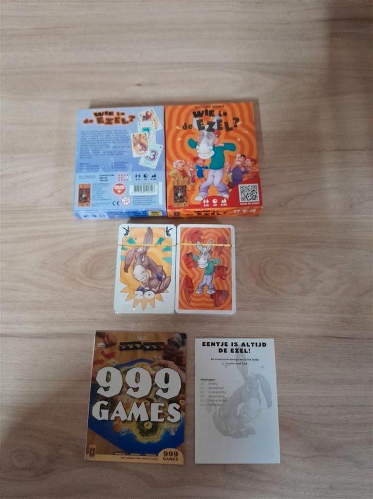 Wie is de ezel - s3266, Hobby en Vrije tijd, Gezelschapsspellen | Bordspellen, Zo goed als nieuw, Ophalen of Verzenden