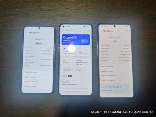 2x
Samsung Galaxy A71 en Galaxy S22/ OnePlus Nord 2, Telecommunicatie, Mobiele telefoons | Samsung, Zo goed als nieuw, Galaxy S22