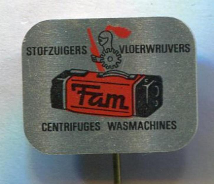 FAM slede stofzuiger blik speldje ( W_439 ), Verzamelen, Speldjes, Pins en Buttons, Nieuw, Speldje of Pin, Merk, Verzenden