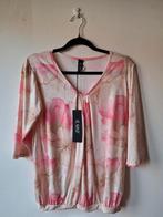 Iz Naiz pasteltinten travelstof top S/M 36,38, Ophalen of Verzenden, Nieuw, Maat 36 (S), Zonder mouw