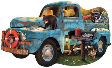SunsOut - The Blue Truck - 1000 stukjes  Vormpuzzel beschikbaar voor biedingen