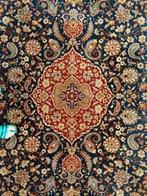 Vintage oosters tapijt blauw rood classic persia wol 199x305, Huis en Inrichting, Stoffering | Tapijten en Kleden, 200 cm of meer