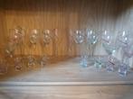 Set glazen met kleurtje, Verzamelen, Glas en Borrelglaasjes, Ophalen, Zo goed als nieuw, Borrel- of Shotglas