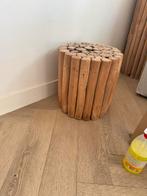 Houten Sokkel / Bijzettafel - 40x40 cm, Ophalen, Zo goed als nieuw, Hout