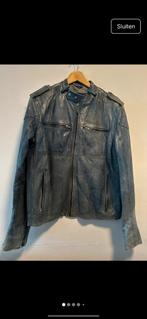 Goosecraft Leren Jas - Stijlvol!, Blauw, Goosecraft, Maat 56/58 (XL), Ophalen of Verzenden