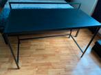 Zwart bureau, afm. 120 x 60 cm, Ophalen, Zo goed als nieuw, Bureau