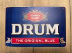 Reclamebord Drum 20x30, Ophalen of Verzenden, Zo goed als nieuw, Reclamebord