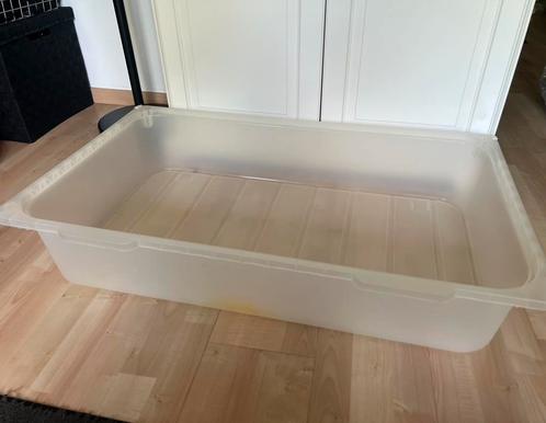 Ikea pax lade 4x transparant 100 x 58 cm, Doe-het-zelf en Verbouw, Kratten en Dozen, Zo goed als nieuw, Minder dan 35 cm, Minder dan 40 cm