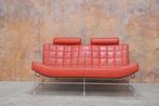 ZGANieuw! rode leren Leolux Volare design bank, Leolux, Leolux, Design, 150 tot 200 cm