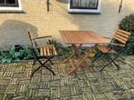 Bistroset, Ophalen, Zo goed als nieuw, Teakhout, Inklapbaar