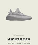 Yeezy Boost 350 V2 - Steel Grey - Size 44 EU, Kleding | Heren, Nieuw, Ophalen of Verzenden, Adidas