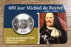 Herdenkingsmunt Michiel de Ruyter, orig. verpakking, zilver, Ophalen of Verzenden, Overige landen, 5 euro, Zilver