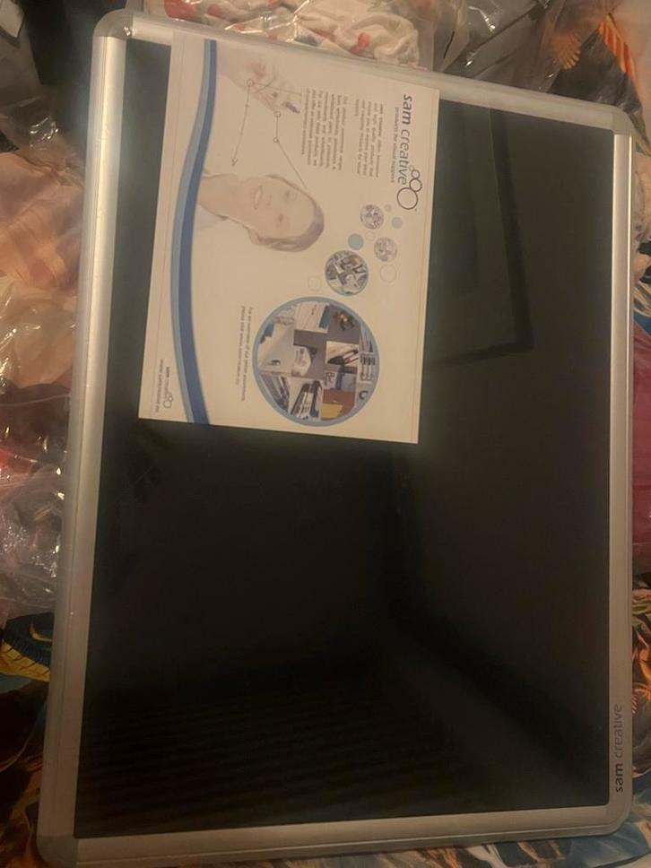 18 x Sam Creative Whiteboards/Wandbord - Zwart/Blauw, Diversen, Schoolborden, Whiteboard, Ophalen of Verzenden