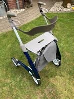 n blauwe ultralichte carbon rollator, Ophalen of Verzenden, Opvouwbaar, Zo goed als nieuw