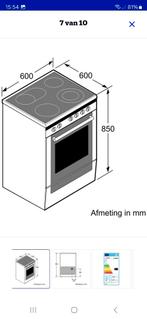 Broch elektrische kook plaat met oven, Ophalen, Minder dan 45 cm, Oven, Hete lucht