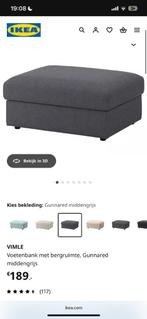 VIMLE voetenbank ikea, Ophalen, 75 tot 100 cm, Zo goed als nieuw, Stof