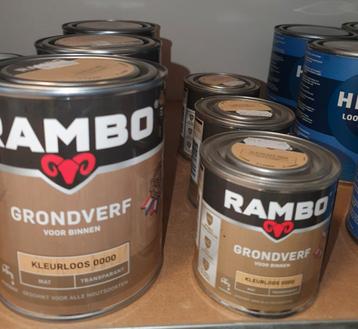Rambo grondverf voor binnen, geschikt voor alle houtsoorten