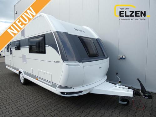 Hobby De Luxe 540 KMFE Model 2025, incl. opties, Caravans en Kamperen, Caravans, Bedrijf, tot en met 5, 1250 - 1500 kg, Treinzit