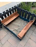 Houten Zandbak met Bankjes, Ophalen, Gebruikt, Hout