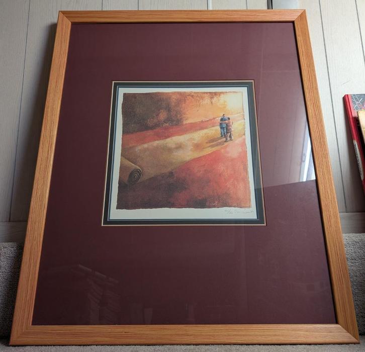 Zeefdruk, gesigneerd en genummerd, Antiek en Kunst, Kunst | Litho's en Zeefdrukken, Ophalen