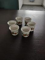 Eierdopjes (6x) Marjolein Bastin (Wedgwood), Huis en Inrichting, Keuken | Servies, Ophalen, Overige typen, Zo goed als nieuw, Wedgwood