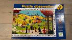 Djeco observatie puzzel met poster 54 stukjes, Kinderen en Baby's, Speelgoed | Kinderpuzzels, Ophalen, Meer dan 50 stukjes, Gebruikt