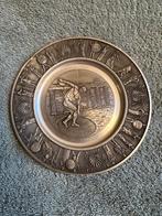 Tinnen bord met Discus werper + div beeldjes, Antiek en Kunst, Antiek | Tin, Ophalen of Verzenden