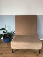 Prachtig me Zandkleurig Loveseat Bankje - Wasbare Hoes, Ophalen, Gebruikt, Bruin, Eén