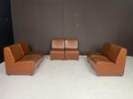 Vintage modulaire bank, Huis en Inrichting, Banken | Bankstellen, Gebruikt, 75 tot 100 cm, Ophalen of Verzenden, Vierpersoons of meer