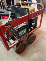 Mooie aggregaat te koop met elektrische start op wielen, Ophalen of Verzenden, Minder dan 5 kVA, Benzine