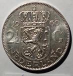 Rijksdaalder 2,5 gulden 1960 FDC-, Postzegels en Munten, Munten | Nederland, Koningin Juliana, Zilver, Ophalen of Verzenden, Losse munt