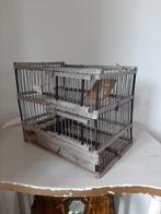 OUD BROCANT   .....   HOUTEN  VOGEL KOOI., Ophalen of Verzenden, Zo goed als nieuw, Hout, Vogelkooi