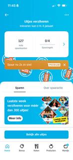 AH Uitjes zegels - €0,50 per volle kaart, Kortingsbon