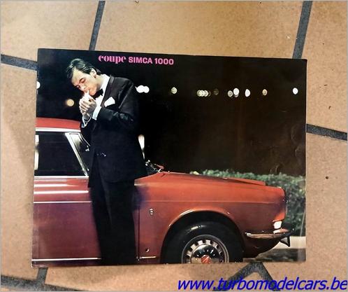 Folder Simca 1000 Coupé, Boeken, Auto's | Folders en Tijdschriften, Zo goed als nieuw, Overige merken, Ophalen of Verzenden