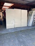 3-slag antieke extra brede paneeldeuren,87/88x207/211cm €175