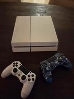 Original Playstation 4 Wit 500GB +2 Controllers + Games, Spelcomputers en Games, Spelcomputers | Sony PlayStation 4, Met 2 controllers